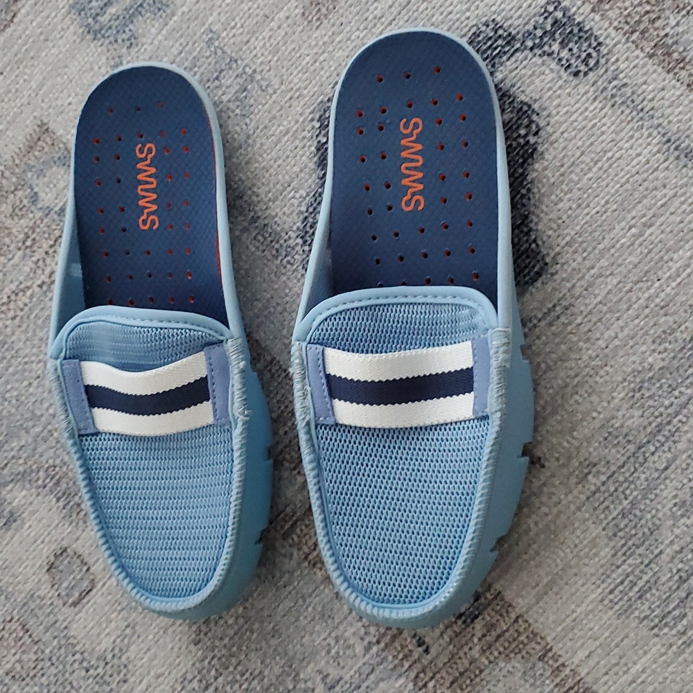 Swims Slip On Loafers Shoes in Blue Sz6 - Picture 5 of 8
